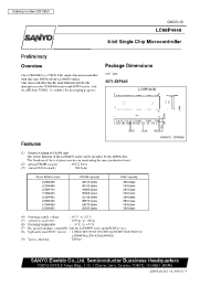 Datasheet LC864436 manufacturer Sanyo